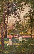 Paxton, William McGregor The Croquet Players France oil painting artist
